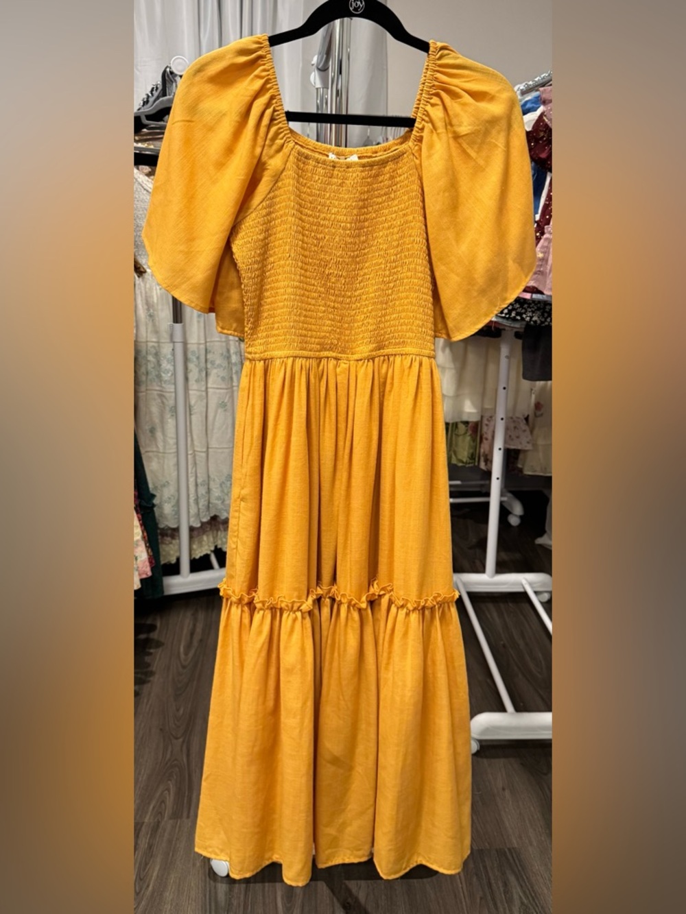 Ivy City Co Mustard Lennon Dress